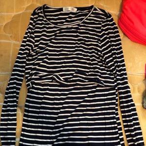 Latched mama breast feeding shirt.